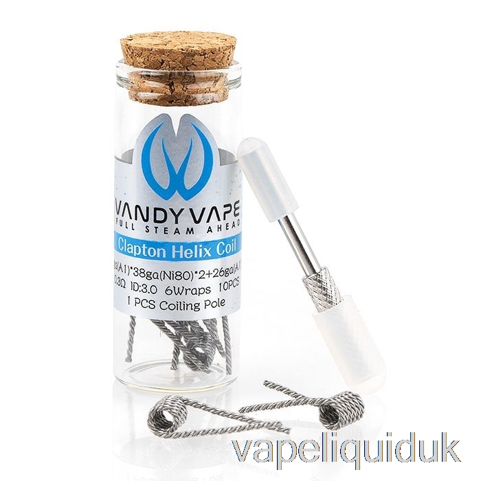 Vandy Vape Performance Prebuilt Coils 0.3ohm Clapton Helix Coil Vape Juice